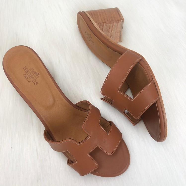 HERMES OASİS SANDALS TABA